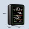 Air Quality Tester Analyzer for Warehouse Plant Indoor Outdoor Detection Black