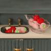 Doll House Simulation Mini Transparent Fruit Tray Decoration Pieces Fruit Food Play Accessories