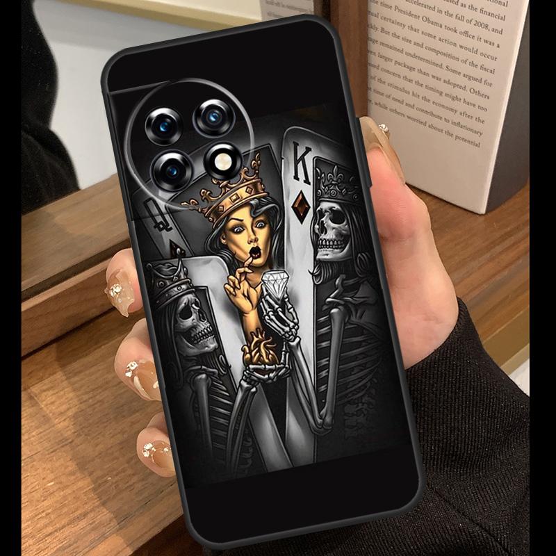 King Queen Art Case For OnePlus 15R 13R 13T 12R 15 13 12 11 10 Pro 10T Nord CE 3 4 Lite N20 N30 Nord 5 Cover