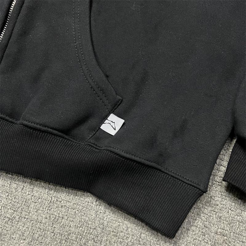 AKIMBO Trendy Mikina na zip s potiskem loga - Podzim/Zima Mikina s plyšovou podšívkou