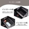 METYOUCAR Toyota Land Cruiser 250 Dedicated Console Box Storage Box Center Console Organizer Storage Box Dashboard Storage Bag with Mat ABS Made Car