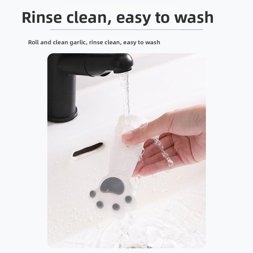 Cat Claw Garlic Roller Silicone Peeling Tube Creative Garlic Peeler  Garlic Peeling Tool