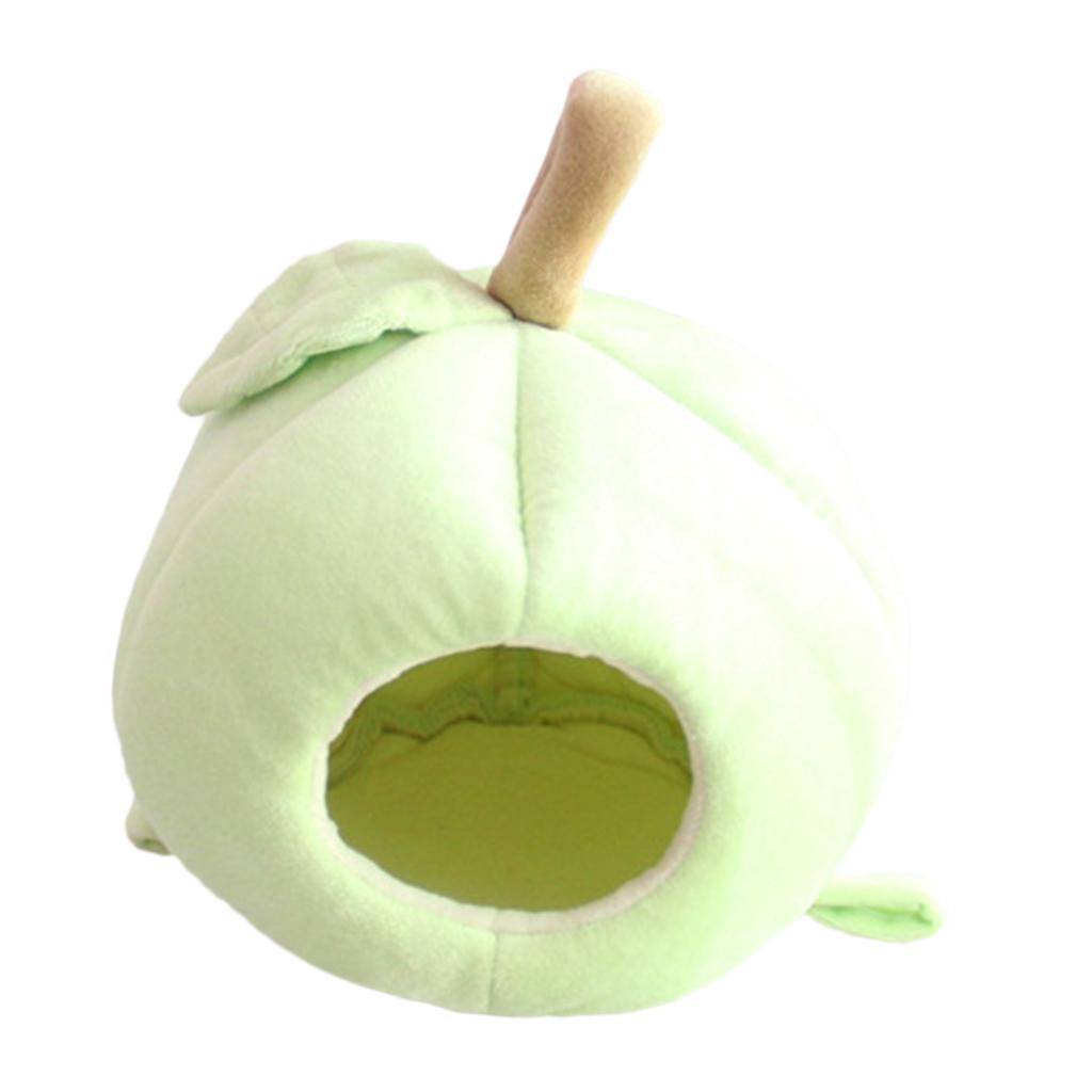 

Diamond Velvet Hamster Hammock Warm Plush Nest Bed for Small Animal Cage Chinchilla Squirrel Rest светло-зеленый