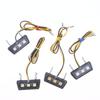 12V LED Light Waterproof Motorcycle License Light Motorcycle License Plate Rear Tail Light Motorcycle License Plate Holder Light