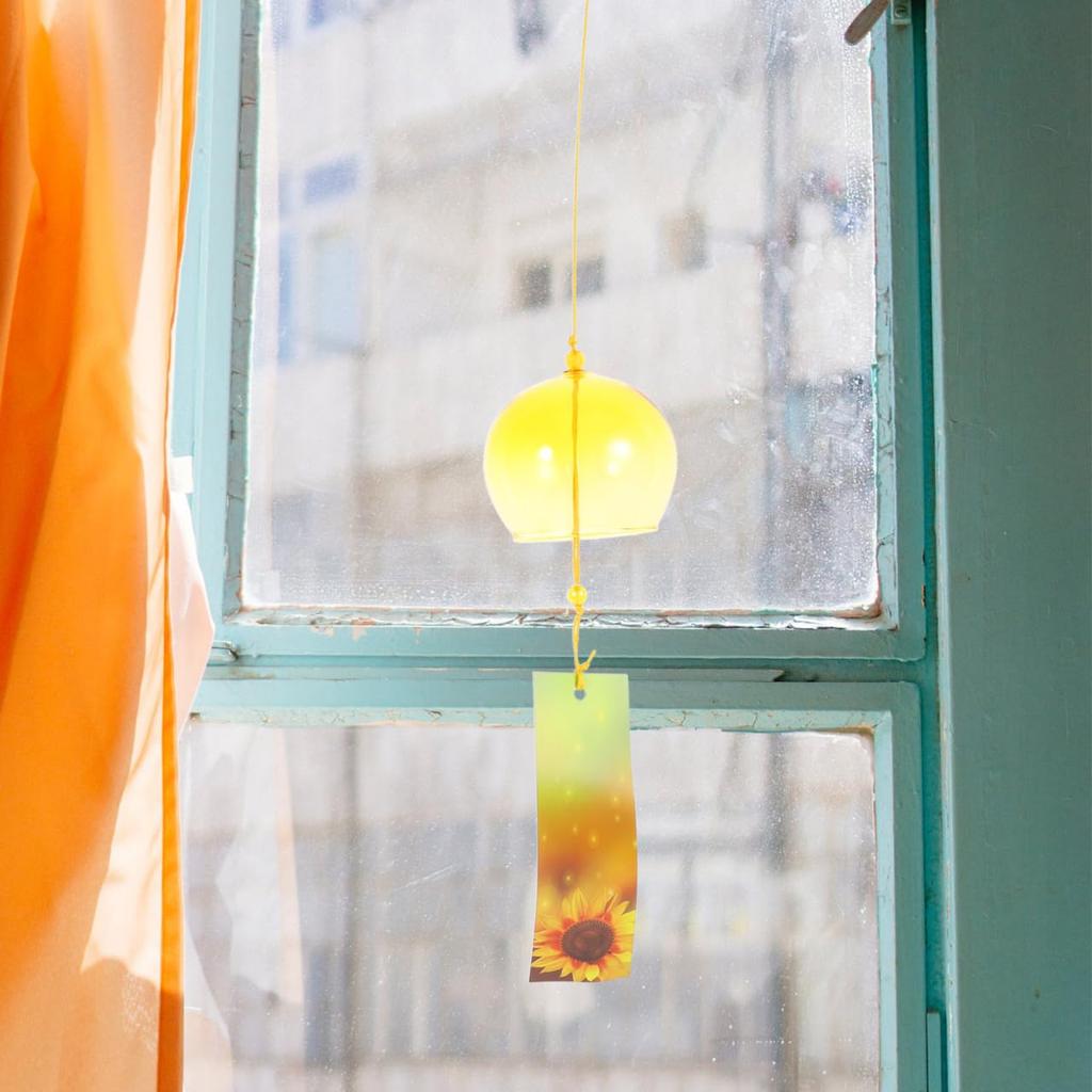 Frcolor Wind Chimes, Edo-style Glass Wind Chimes, Set of 10, DIY Kit, Summer Tradition, Stylish Gift, Decoration