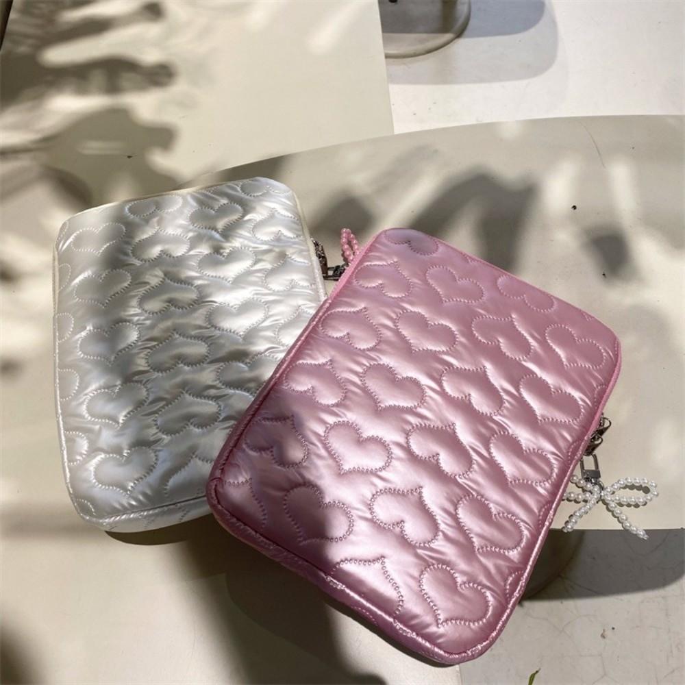 Puffy Design Pearl Tablet Storage Bag Large Capacity Laptop Sleeve Computer Bag  for School
