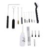 Spray Gun Cleaning Kit Nylon Brass Cleaner Brushes Needles Lubrication Bottle Airbrush Cleaning Kit for Maintenance