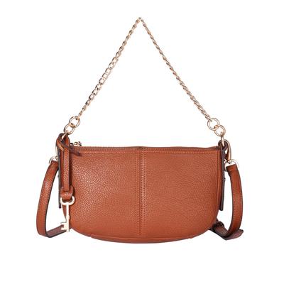 BRASS TACKS Leathercraft Genuine Leather Bag for Large Elegant Design Handbag/Shoulder Women, Capacity, (Brown)