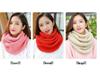 Women's Korean Style Solid Color Knit Wool Pullover Scarf - Autumn/Winter 2025