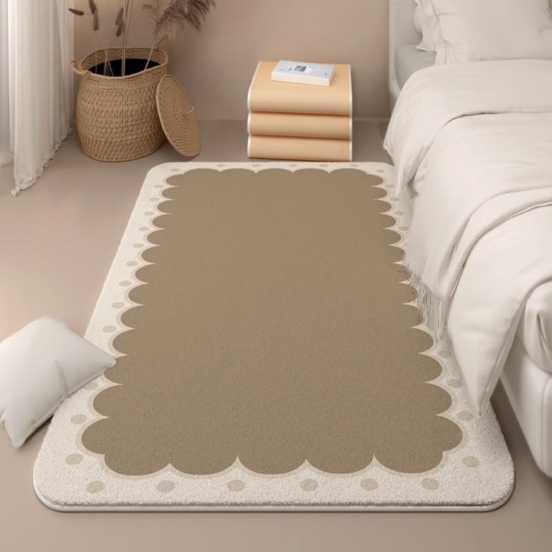 Imitation Cashmere Fresh Household Absorbent Anti-Slip Bedroom Bed Blanket Living Room Rug Fully Carpeted Home Decoration