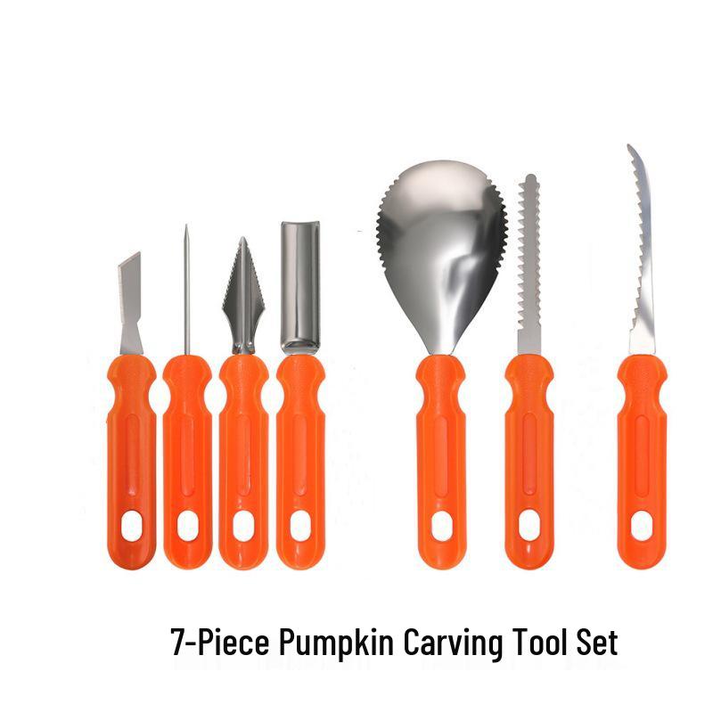 Halloween Pumpkin Carving Knife & Engraving Tool Set - Stainless Steel