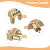 Premium 2pcs Audio Y Splitter Adapter 1 Male To 2 Female Gold Plated Design