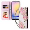 For Samsung Galaxy A25 5G (Global) (161.0 x 76.5 x 8.3mm) Leather Case Wallet Lacquered Phone Cover