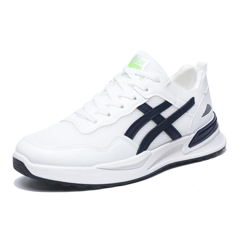 

Весна 2025 новая мужская обувь маленькие белые туфли внахлест кроссовки обувь Форреста Гампа повседневная спортивная дышащая сетчатая обувь 44