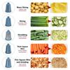 Manual Rotary Cheese Grater Round Tumbling Box Shredder Drum Multifunctional Fruit & Vegetable Cutter with Handle