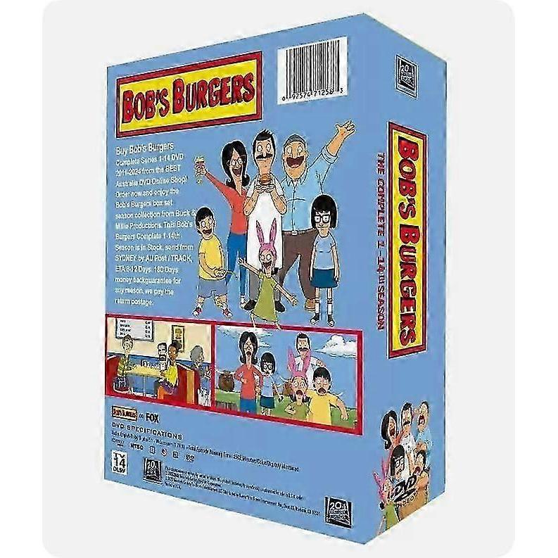 Bob's Burgers: The Complete Series Seasons 1-14 (DVD) 39-Disc
