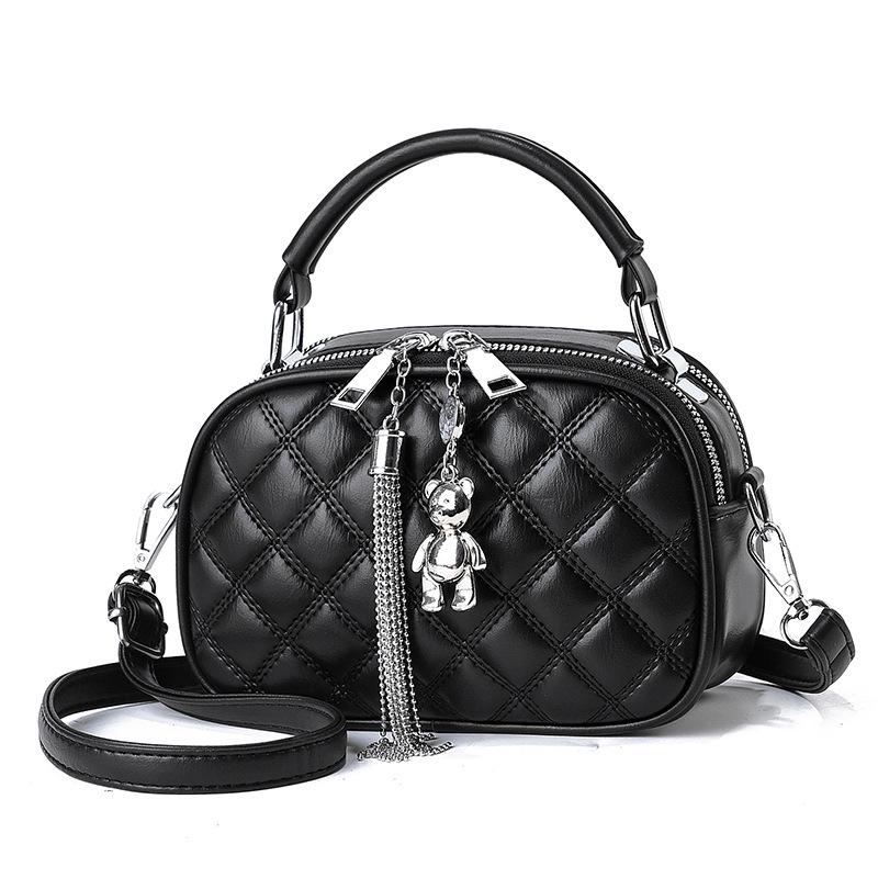 Women's Diamond Quilted Mini Crossbody Bag 2025 - New Textured Style Shoulder Handbag