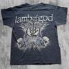Lamb Of God Tournée Noire 2010 T-shirt de Groupe Punk Rock VK04040 T-shirt Unisexe