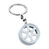 Portable Keychain Wheel Shape Key Ornament Suitable for Trendsetters and Anyone Seeking a Distinctive Style Statement
