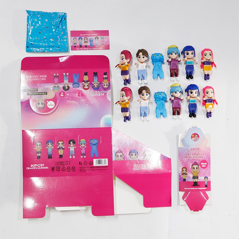 

K-pop Новая группа Охотников на ведьм Анимационная фигурка Серия Периферийная Игровая Кукла Кукла Модель Настольное Украшение