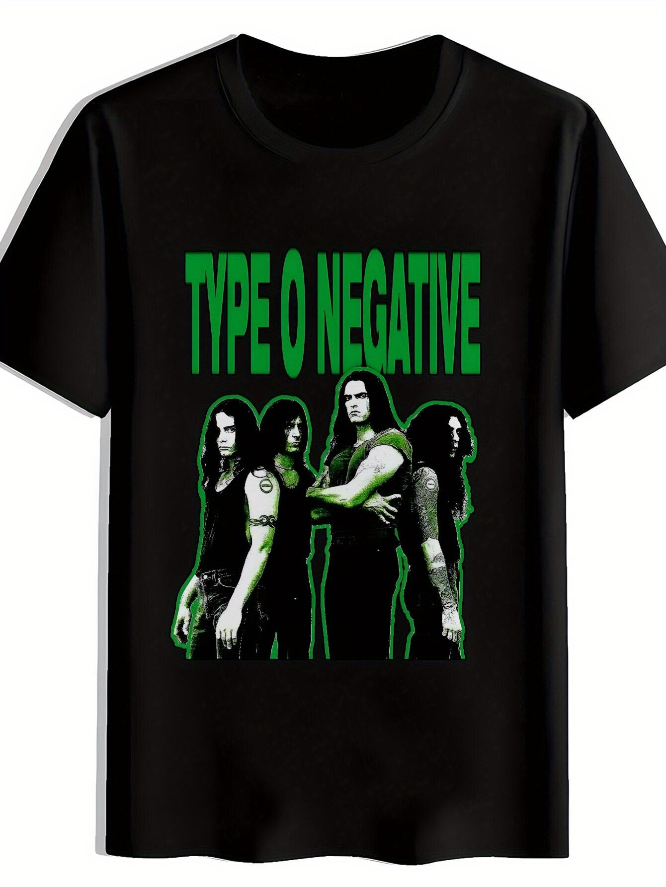 Vintage Rock Band Graphic T-shirt -  Type O Negative  Green Print XXXXL