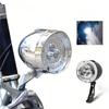 BlueSunshine Vintage Retro  Bike Front Light Lamp 3 LED Headlight with Bracket