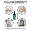 SERVAVEXA UV Resin with Light 110ml, Clear Hard Type UV Glue Bubble Free Fast Curing No Yellowing for Craft Jewelry