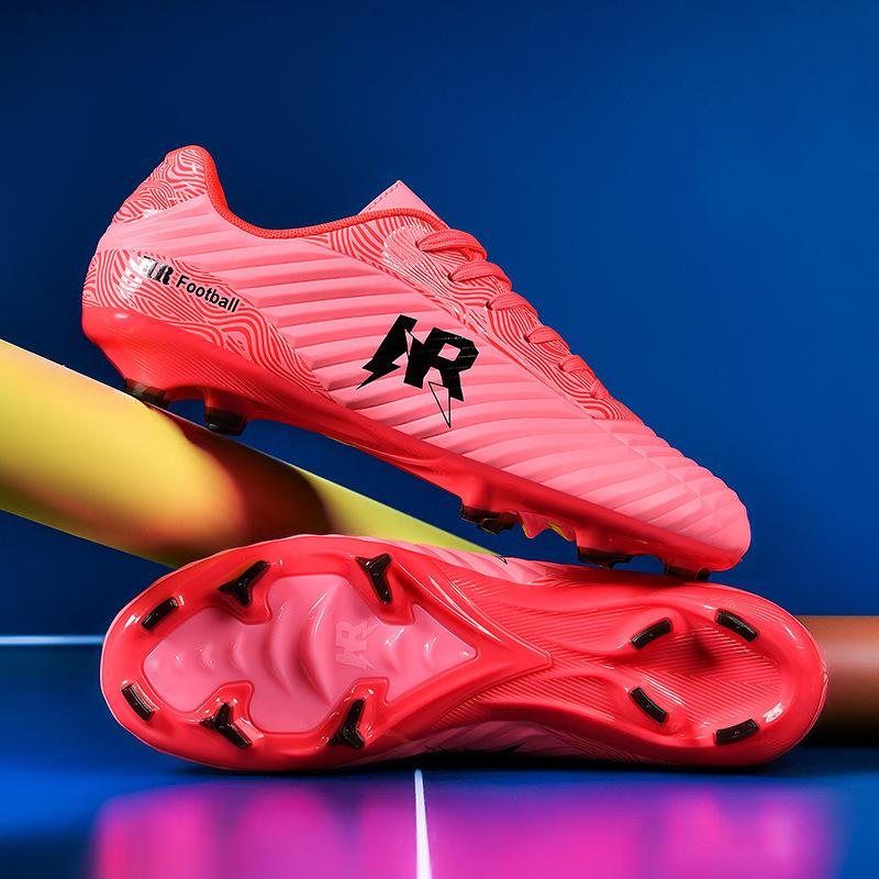 2025 new World Cup football shoes men's low-top spikes students grass training children's game sports shoes