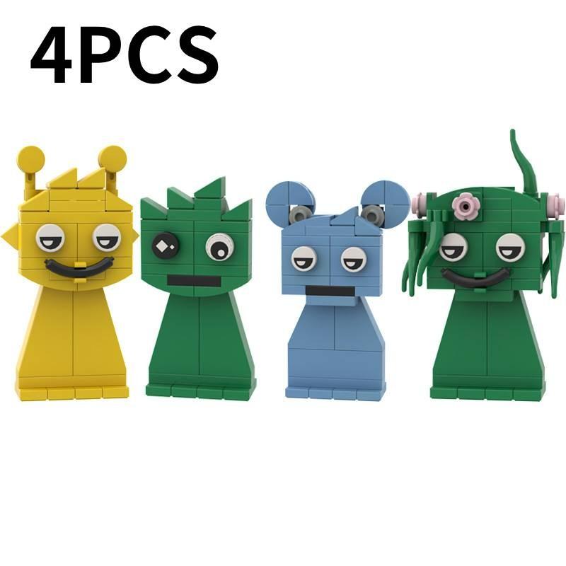 Sprunki Building Blocks Action Figure Model Toys Decoration Game Peripheral