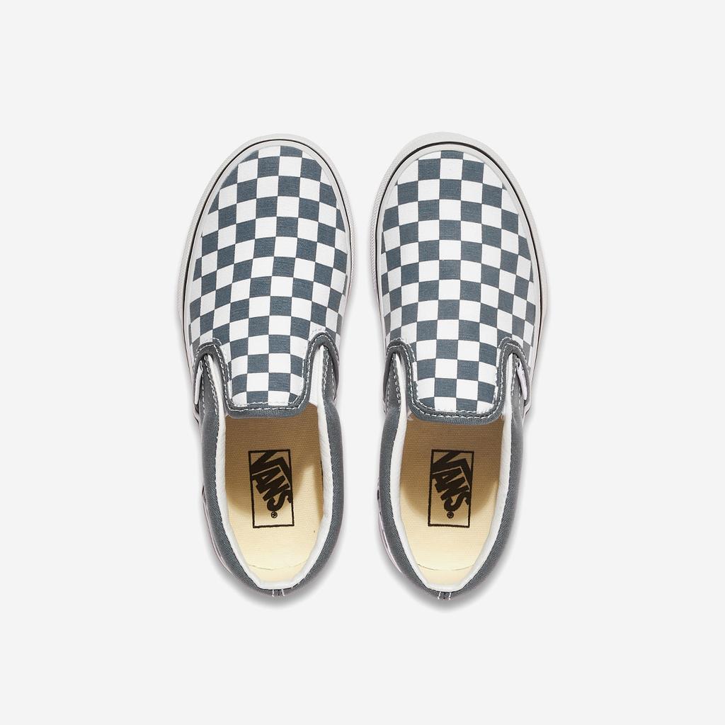 Vans Classic Slip-On - Color Theory Checkerboard Stormy Weather [VN000D0JRV2-COLOR THEORY CHECKERBOARD STORMY WEATHER]