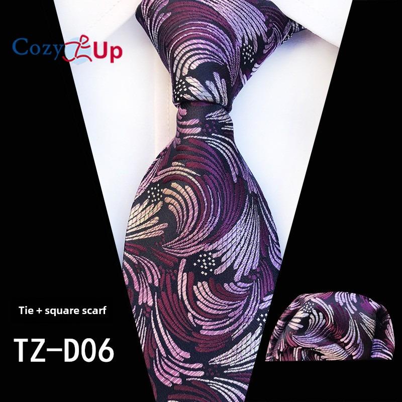 Cozy Up Fashion Paisley Multi-Colour Men's Tie Square Towel Set