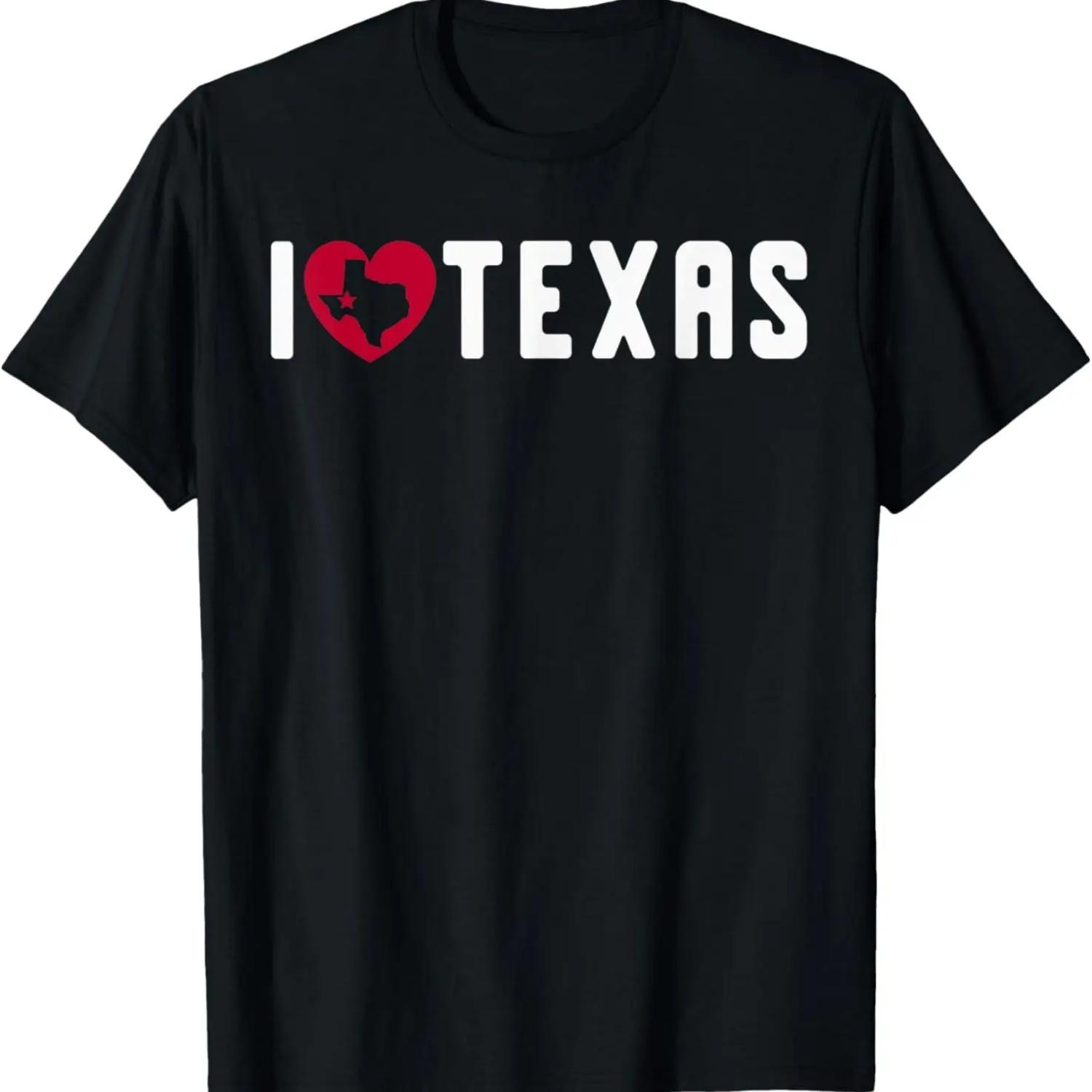 I Love Texas Proud Texan US State Patriotic Texas T-Shirt XXXXXL