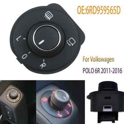 For Volkswagen VW POLO 6R 2011 2012 2013 2014 2015 2016 Electric Rear View Mirror Control Switch Folding Knob Button Auto Parts