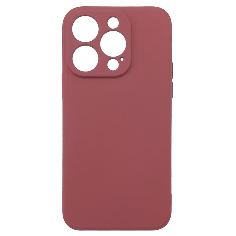 Case for iPhone 15 Pro Max, Silicone Lite, Red