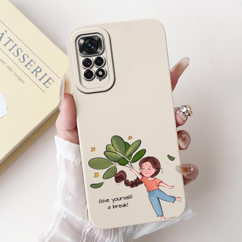 Case For Xiaomi Redmi Note 11 11s 11 Pro Pro+ 4G 5G Phone Case Note 11T Soft Silicone Funda Women Fashion Flower Printed Cover
