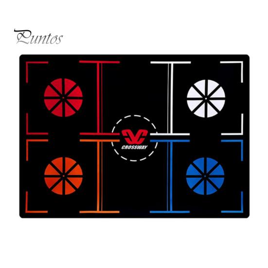 Basketball Footwork Trainer Training Mat Non-Slip Low Noise System Dribbling Agility Footstep for at Home Speed