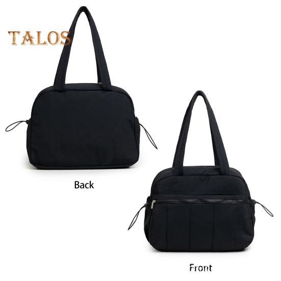 Travel Bag with Large Waterproof PVC Pocket for Wet And Dry Separation Storage Gym Bag with Handle And Shoulder Strap 5 Exterior Pockets Carry-on Bag