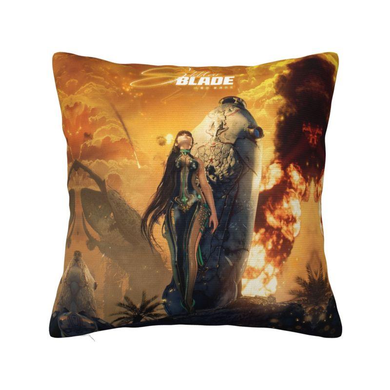 Custom Korean Action Adventure Game Stellar Blade Cartoon Pillow Covers Home Decoration Nordic Cushion Cover Square Pillowcase