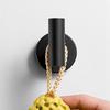 2PCS Stainless Steel Suction Cup Hooks Detachable Robe Hangers Space Saving Wall Hook  Bedroom