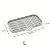 New With Drain Soap Sponge Storage Holder Countertop Sink Scrubber Brush Storage Rack Kitchen Organizer Sink Silicone Tray