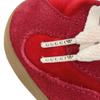 GUCCI Sneakers Velour Suede suede GAZELLE sneakers Red suede Used