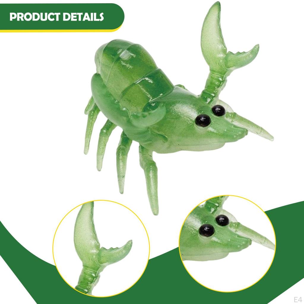 Crayfish Shaped Pen Holder Bracket Japanese Design Cute Novelty Decoration Storage Rack Makeup Brush