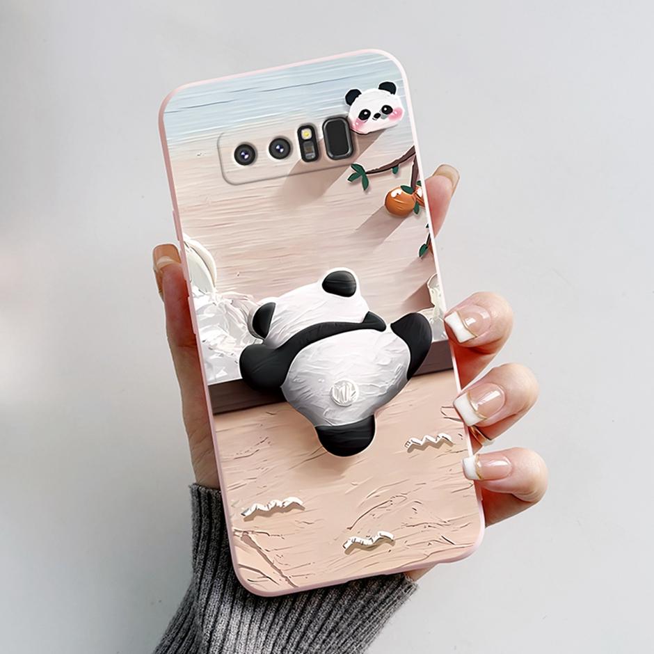 Cases For Samsung Galaxy Note8 Protection Back Covers Soft Silicone Cases For Samsung Note 8 Fashion Cartoon Printed Phone Coque
