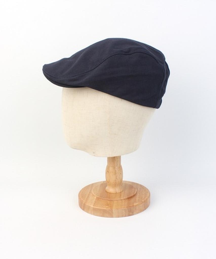 Simple Linen Navy Hunting Cap