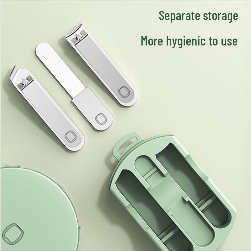 Qisu Macaron 3-piece Portable Nail Clipper Set