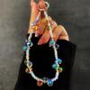 Hand-beaded Mobile Phone Lanyard Strap Crystal Car Keychain Fashion Phone Hand Rope