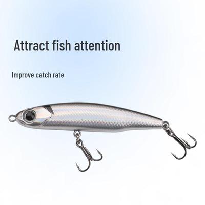 Señuelo de Hundimiento Whitebait Vibrante Micro Lure para Lanzamiento Largo, Cebo Artificial para Culter, Perca, Pez Mandarín.