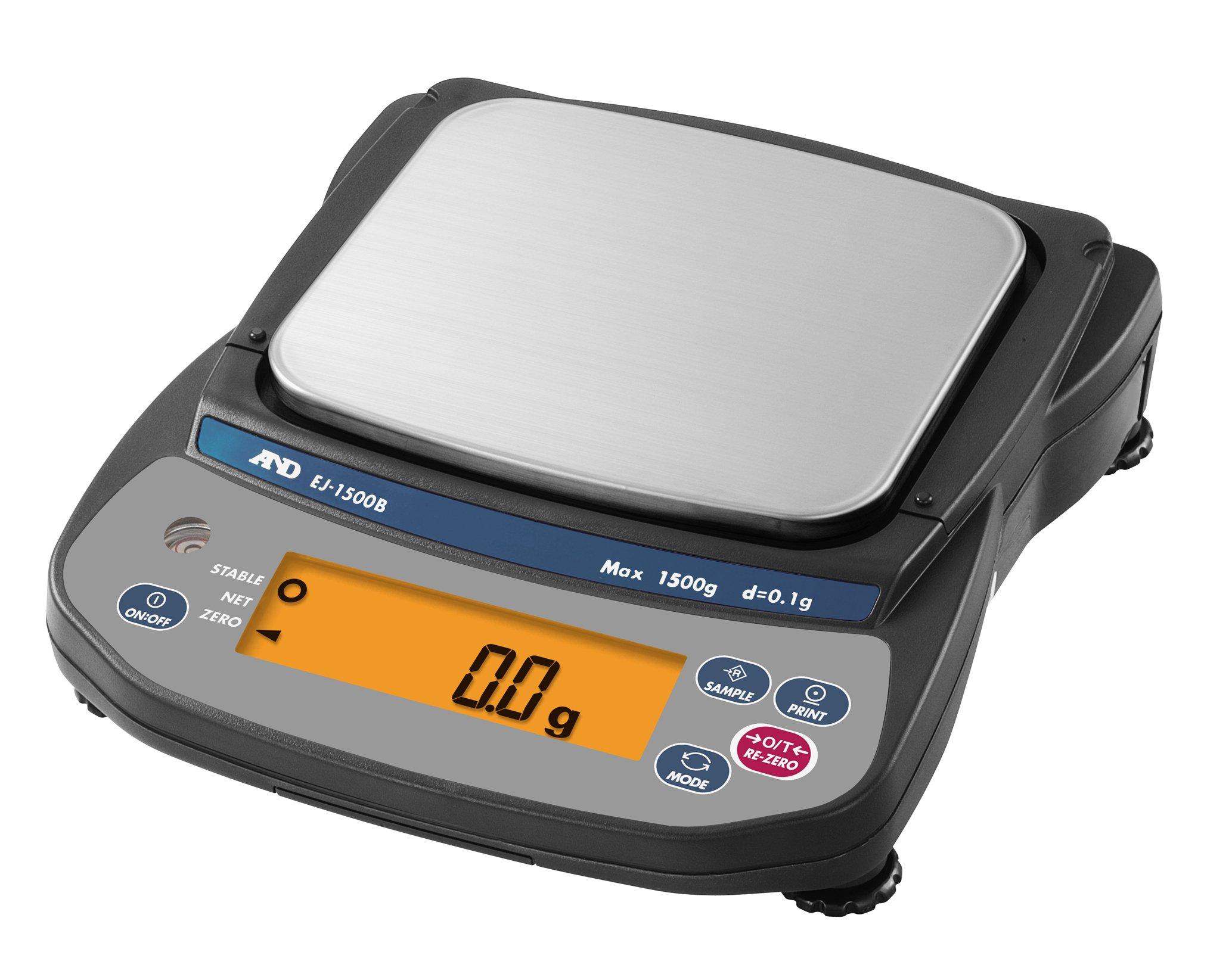 

Personal Balance Minimum Pan x A&D EJ-1500B Capacity 1500g, Readability 0.1g, Dimensions 127(W) 140(D)mm, Uncertified