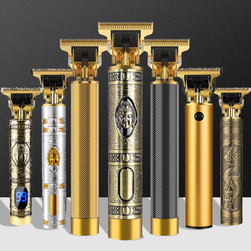 Electric Hair Clipper & Shaver - Home Grooming Tool for Precision Cuts & Oil Head Carving