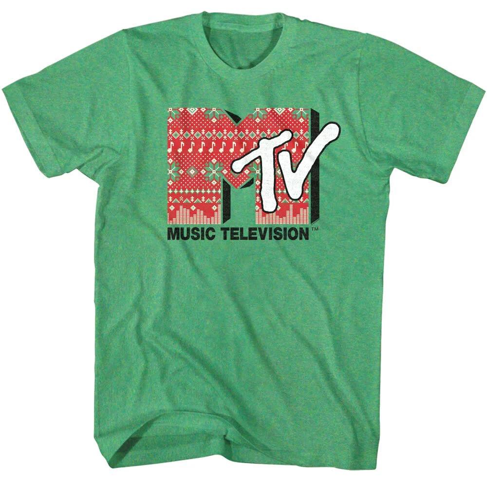 

MTV Xmas Sweater Logo Men s T Shirt 4XL